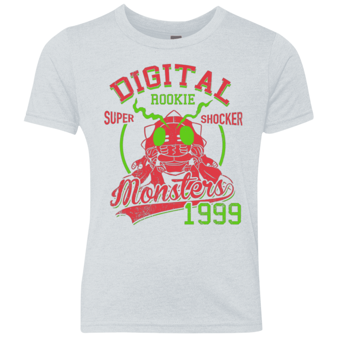 T-Shirts Heather White / YXS Super Shocker Youth Triblend T-Shirt