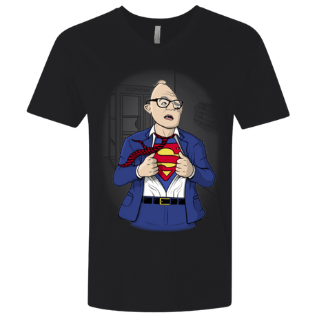 T-Shirts Black / X-Small Super Sloth Men's Premium V-Neck