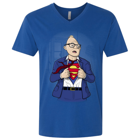 T-Shirts Royal / X-Small Super Sloth Men's Premium V-Neck