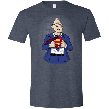 T-Shirts Heather Navy / S Super Sloth Men's Semi-Fitted Softstyle