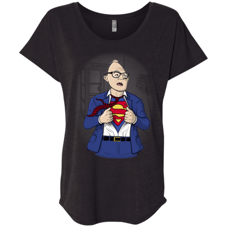 T-Shirts Vintage Black / X-Small Super Sloth Triblend Dolman Sleeve