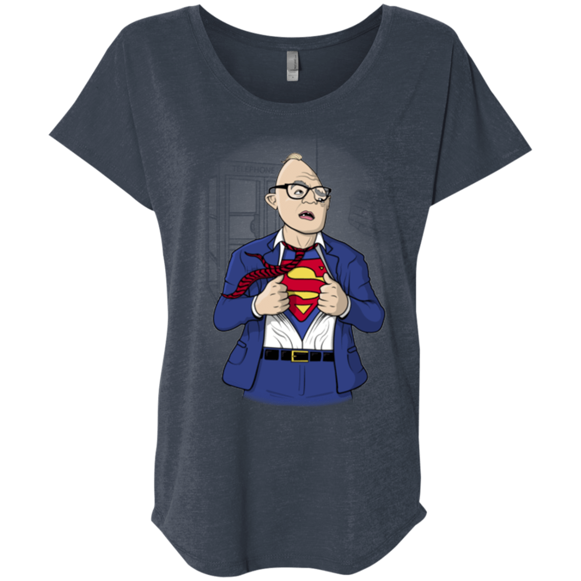 T-Shirts Vintage Navy / X-Small Super Sloth Triblend Dolman Sleeve