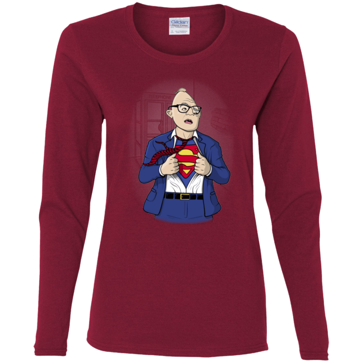 T-Shirts Cardinal / S Super Sloth Women's Long Sleeve T-Shirt