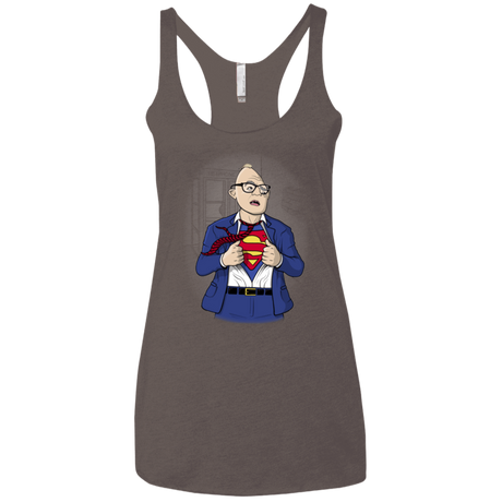 T-Shirts Macchiato / X-Small Super Sloth Women's Triblend Racerback Tank