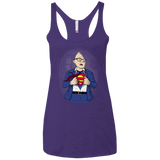 T-Shirts Purple Rush / X-Small Super Sloth Women's Triblend Racerback Tank