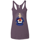T-Shirts Vintage Purple / X-Small Super Sloth Women's Triblend Racerback Tank