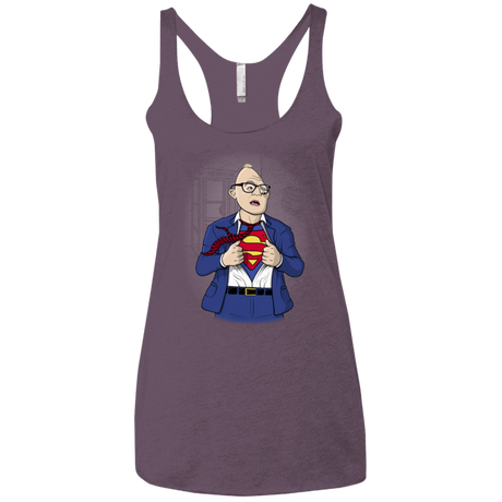 T-Shirts Vintage Purple / X-Small Super Sloth Women's Triblend Racerback Tank