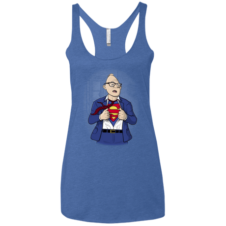 T-Shirts Vintage Royal / X-Small Super Sloth Women's Triblend Racerback Tank