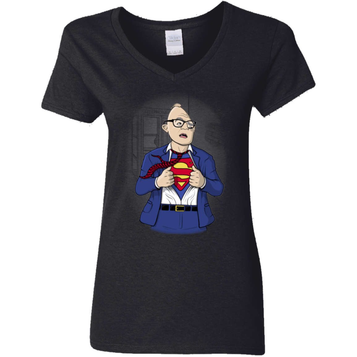 T-Shirts Black / S Super Sloth Women's V-Neck T-Shirt