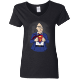 T-Shirts Black / S Super Sloth Women's V-Neck T-Shirt