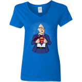 T-Shirts Royal / S Super Sloth Women's V-Neck T-Shirt