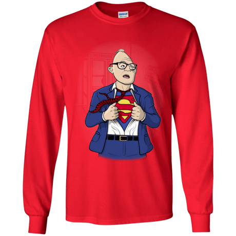 T-Shirts Red / YS Super Sloth Youth Long Sleeve T-Shirt