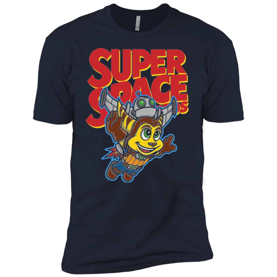 T-Shirts Midnight Navy / YXS Super Space Bros Boys Premium T-Shirt