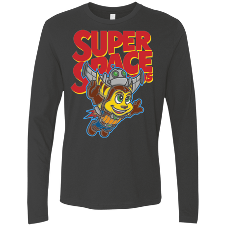 T-Shirts Heavy Metal / Small Super Space Bros Men's Premium Long Sleeve