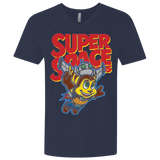 T-Shirts Midnight Navy / X-Small Super Space Bros Men's Premium V-Neck