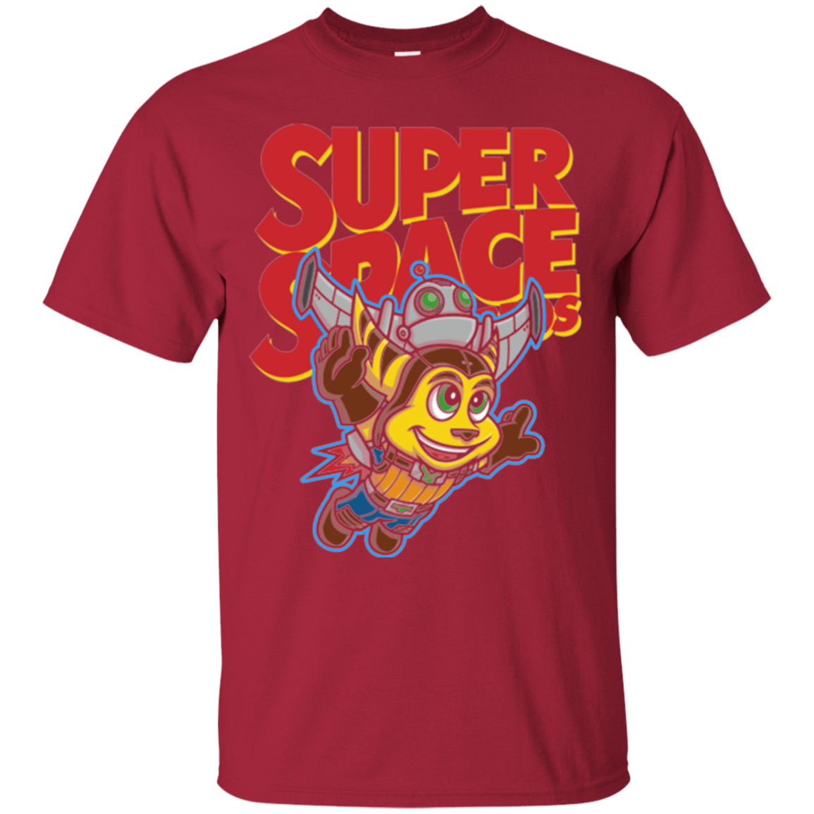 T-Shirts Cardinal / Small Super Space Bros T-Shirt