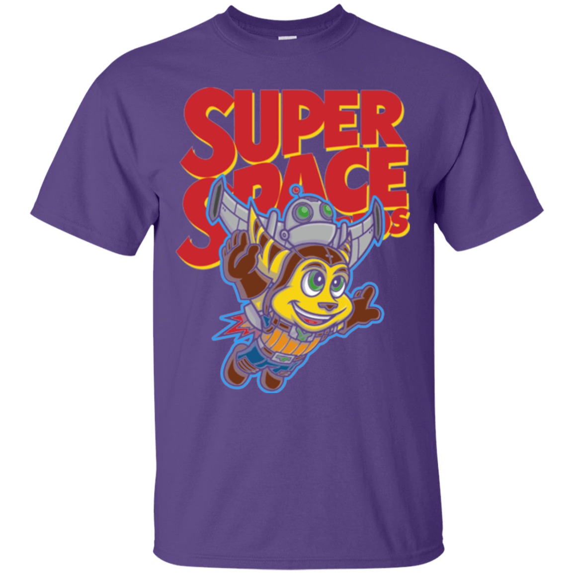 T-Shirts Purple / Small Super Space Bros T-Shirt