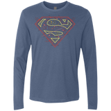 T-Shirts Indigo / Small Super Tech Men's Premium Long Sleeve