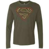 T-Shirts Military Green / Small Super Tech Men's Premium Long Sleeve