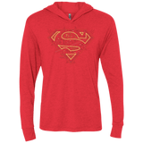 T-Shirts Vintage Red / X-Small Super Tech Triblend Long Sleeve Hoodie Tee