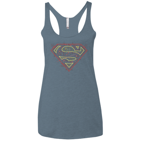 T-Shirts Indigo / X-Small Super Tech Women's Triblend Racerback Tank