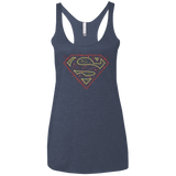 T-Shirts Vintage Navy / X-Small Super Tech Women's Triblend Racerback Tank