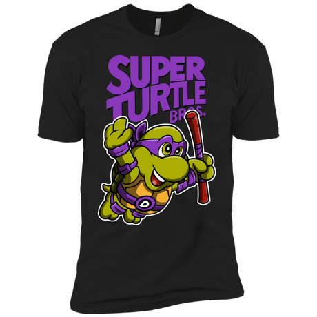 T-Shirts Black / YXS Super Turtle Bros Donnie Boys Premium T-Shirt