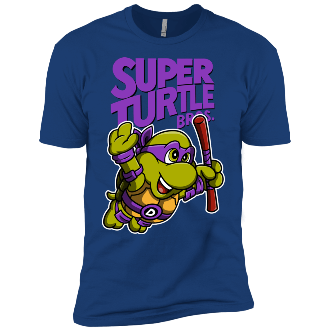 T-Shirts Royal / YXS Super Turtle Bros Donnie Boys Premium T-Shirt