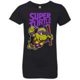 T-Shirts Black / YXS Super Turtle Bros Donnie Girls Premium T-Shirt