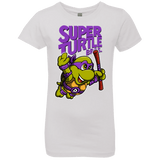 T-Shirts White / YXS Super Turtle Bros Donnie Girls Premium T-Shirt