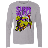 T-Shirts Heather Grey / Small Super Turtle Bros Donnie Men's Premium Long Sleeve