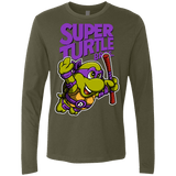 T-Shirts Military Green / Small Super Turtle Bros Donnie Men's Premium Long Sleeve