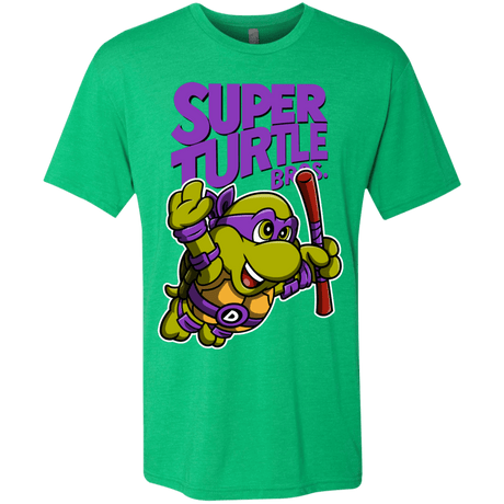 T-Shirts Envy / Small Super Turtle Bros Donnie Men's Triblend T-Shirt