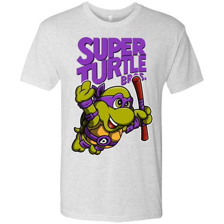 T-Shirts Heather White / Small Super Turtle Bros Donnie Men's Triblend T-Shirt
