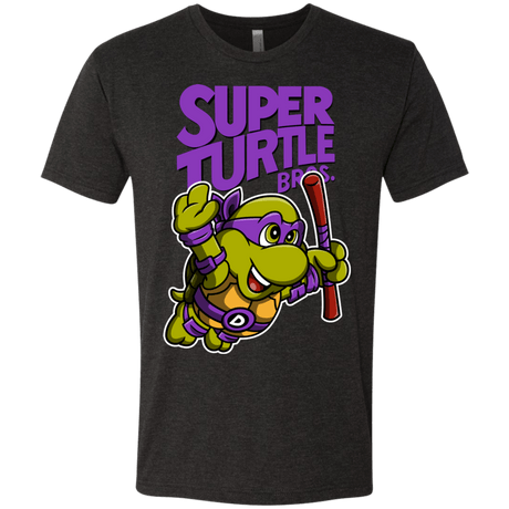 T-Shirts Vintage Black / Small Super Turtle Bros Donnie Men's Triblend T-Shirt