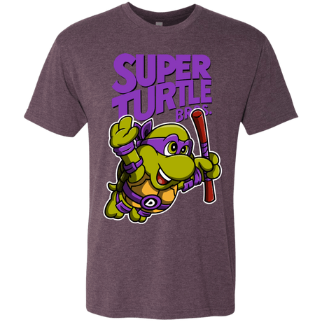 T-Shirts Vintage Purple / Small Super Turtle Bros Donnie Men's Triblend T-Shirt