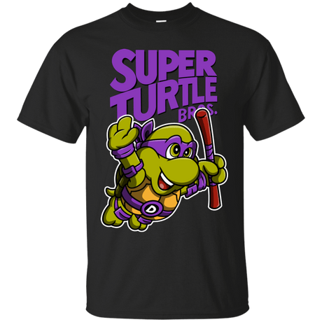T-Shirts Black / Small Super Turtle Bros Donnie T-Shirt
