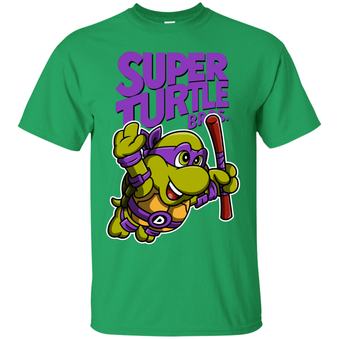 T-Shirts Irish Green / Small Super Turtle Bros Donnie T-Shirt