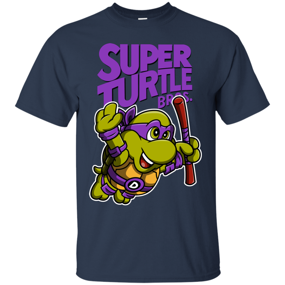 T-Shirts Navy / Small Super Turtle Bros Donnie T-Shirt