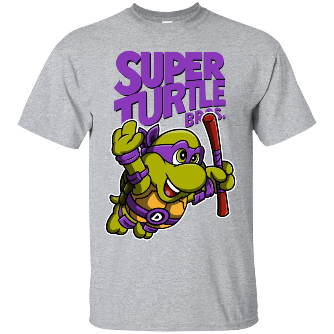 T-Shirts Sport Grey / Small Super Turtle Bros Donnie T-Shirt
