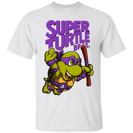 T-Shirts White / Small Super Turtle Bros Donnie T-Shirt