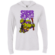 T-Shirts Heather White / X-Small Super Turtle Bros Donnie Triblend Long Sleeve Hoodie Tee