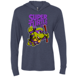 T-Shirts Vintage Navy / X-Small Super Turtle Bros Donnie Triblend Long Sleeve Hoodie Tee