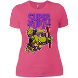 T-Shirts Hot Pink / X-Small Super Turtle Bros Donnie Women's Premium T-Shirt