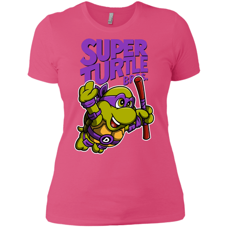 T-Shirts Hot Pink / X-Small Super Turtle Bros Donnie Women's Premium T-Shirt
