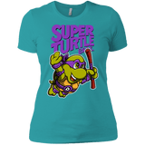 T-Shirts Tahiti Blue / X-Small Super Turtle Bros Donnie Women's Premium T-Shirt