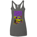 T-Shirts Premium Heather / X-Small Super Turtle Bros Donnie Women's Triblend Racerback Tank