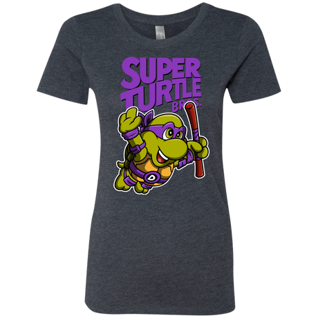 T-Shirts Vintage Navy / Small Super Turtle Bros Donnie Women's Triblend T-Shirt