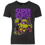 T-Shirts Vintage Black / YXS Super Turtle Bros Donnie Youth Triblend T-Shirt