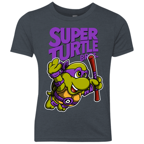 T-Shirts Vintage Navy / YXS Super Turtle Bros Donnie Youth Triblend T-Shirt